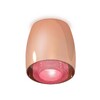 Миниатюра фото комплект накладного светильника ambrella light techno spot xs1144011 ppg/pi золото розовое полированное/розовый (c1144, n7193) | 220svet.ru