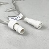 Миниатюра фото гирлянда бахрома с колпачком 3,1 x 0,5 м тепло-белая с мерцанием белого диода 220в, 120 led, провод прозрачный пвх, ip65 ltc pil120blwcap-10-2ww | 220svet.ru