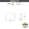Миниатюра фото уличное бра fumagalli abram 190 ab2.000.000.axk1l | 220svet.ru