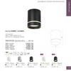 Миниатюра фото потолочный светодиодный светильник arte lamp a1909pl-1bk | 220svet.ru