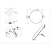 Миниатюра фото встраиваемый светодиодный светильник arte lamp prior a7983pl-1wh | 220svet.ru