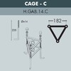 Миниатюра фото парковый фонарь fumagalli nebo/noemi e35.202.000.ayh27 | 220svet.ru