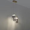 Миниатюра фото подвесной светильник odeon light flow 5106/11l античная бронза | 220svet.ru