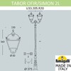 Миниатюра фото парковый фонарь fumagalli tabor ofir/simon 2l  u33.205.r20.ayh27 | 220svet.ru