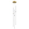Миниатюра фото подвесной светодиодный светильник odeon light monella 6639/33l античная бронза | 220svet.ru