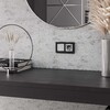 Миниатюра фото рамка из поликарбоната на 2 поста werkel hammer черный w0022408 | 220svet.ru