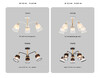 Миниатюра фото потолочная люстра на штанге ambrella light traditional tr4738 | 220svet.ru