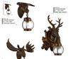 Миниатюра фото уличный настенный светильник favourite hunt 1849-1w | 220svet.ru