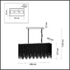 Миниатюра фото подвесная люстра odeon light chokka 5028/9a | 220svet.ru