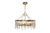 Миниатюра фото подвесная люстра garda decor k2kg1102p-8a | 220svet.ru