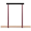 Миниатюра фото подвесной светодиодный светильник odeon light vincent 6630/36l бордовый/бежевый | 220svet.ru