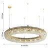 Миниатюра фото подвесная люстра favourite monilibus 4015-15p | 220svet.ru