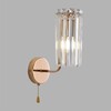 Миниатюра фото бра с выключателем lumion favla 8347/1w золото | 220svet.ru