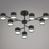 Миниатюра фото люстра reluce 97730-0.3-09 gx53 bk | 220svet.ru