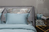 Миниатюра фото комплект наволочек тенсель бирюзовый 70*70 garda decor 144hf-70611 | 220svet.ru