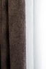Миниатюра фото портьера коричневая garda decor 121gd-00002 | 220svet.ru