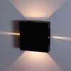 Миниатюра фото уличный настенный светодиодный светильник arte lamp algol a1445al-4bk | 220svet.ru