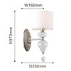 Миниатюра фото бра favourite ironia 2554-1w | 220svet.ru