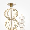 Миниатюра фото подвесной светодиодный светильник maytoni golden cage mod216pl-l42g3k | 220svet.ru
