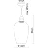 Миниатюра фото подвесной светильник arte lamp a9291sp-1cc | 220svet.ru