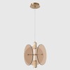 Миниатюра фото подвесной светильник crystal lux amarillo sp12w led brass | 220svet.ru