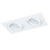 Миниатюра фото встраиваемый светильник arte lamp tarf a2168pl-2wh | 220svet.ru