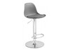 Миниатюра фото барный стул woodville soft gray / chrome 15747 | 220svet.ru