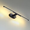 Миниатюра фото подсветка для зеркала odeon light hightech 6634/7wl черный | 220svet.ru