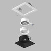 Миниатюра фото встраиваемый светильник lightstar domino d51607wmod | 220svet.ru