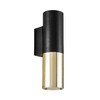 Миниатюра фото бра lumina deco tuba ldw 1101-1 bk+gd | 220svet.ru