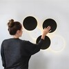 Миниатюра фото уличный настенный светодиодный светильник arte lamp nimbo a4506al-1bk | 220svet.ru