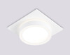 Миниатюра фото встраиваемый светильник ambrella light gx53 acrylic tech tn52421 | 220svet.ru