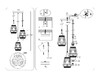 Миниатюра фото подвесной светильник ambrella light traditional loft tr8522/3 bk/sb  | 220svet.ru