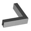 Миниатюра фото соединитель угловой ideal lux fluo corner blinded al | 220svet.ru