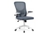 Миниатюра фото стул konfi dark gray / white | 220svet.ru