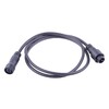 Миниатюра фото удлинитель для гирлянд uniel ucx-f90 e/1m/bk ul-00013223 | 220svet.ru