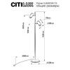 Миниатюра фото торшер светодиодный citilux twin cl809010n | 220svet.ru