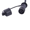 Миниатюра фото провод-разветвитель для гирлянд uniel ucx-f90 s5/0.4m/bk ul-00013237 | 220svet.ru