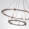 Миниатюра фото подвесная люстра odeon light defance 7143/110l черный | 220svet.ru