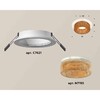 Миниатюра фото комплект встраиваемого светильника ambrella light techno spot xc7621024 swh/cf белый песок/кофе (c7621, n7195) | 220svet.ru