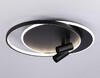 Миниатюра фото настенно-потолочный светодиодный светильник с пультом ду ambrella light comfort fl51393 | 220svet.ru