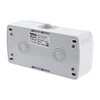 Миниатюра фото блок розетка-выключатель эра ip54 16/10a 250v с крышкой 5-701-03 б0050947 | 220svet.ru