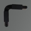 Миниатюра фото коннектор reluce rl 06040 flexible connector bk | 220svet.ru