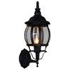 Миниатюра фото настенный фонарь reluce 08012-0.2-001sw bk | 220svet.ru