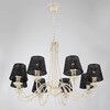 Миниатюра фото подвесная люстра lucia tucci bristol 890.8 ivory | 220svet.ru