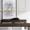 Миниатюра фото подвесная люстра imperium loft rh boule de cristal linear chandelier 6 nickel 240203-22 | 220svet.ru