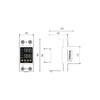 Миниатюра фото реле напряжения 1p+n 63а werkel w932p63r | 220svet.ru
