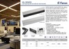 Миниатюра фото подвесной линейный светодиодный светильник feron al4020 41227 | 220svet.ru