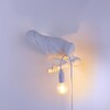 Миниатюра фото настенный светильник bird looking right white outdoor seletti 14721 | 220svet.ru