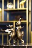 Миниатюра фото статуэтка танцующие кроликих garda decor d1831 | 220svet.ru